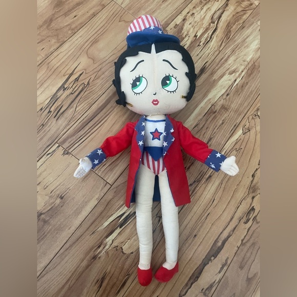 Betty Boop Other - Betty Boop stuffed doll 19 inch vintage USA